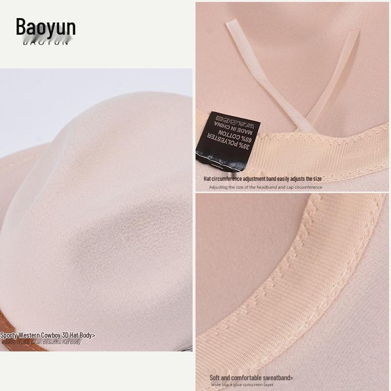 Men's Retro Wide-Brimmed Sun Hat - British Spring/Summer Jazz Style