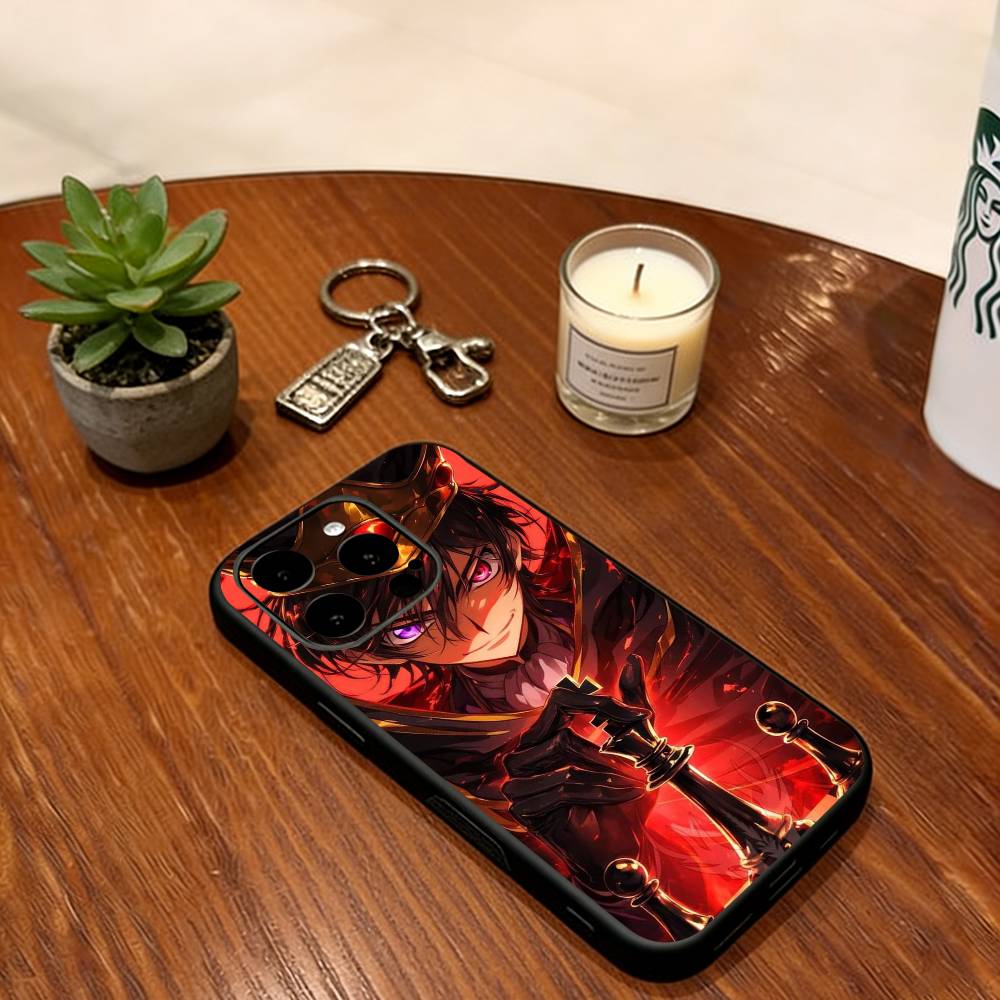 

Чехол для телефона Code Geass Мягкий Силиконовый черный Для IPhone 17 16 15 14 13 12 11 X XR Plus Pro Max Plus iPhone12Pro