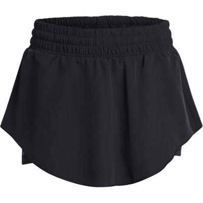 UA Vanish Solid Mid-Rise Drawstring Breathable Waterproof Soft Casual Skirt Women Skirts Black 1383621-001