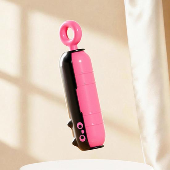 2-in-1 Lint Roller Cat Shape Portable Lint Remover with Hanging Ring Washable Reusable Sticky Roller Fabric Shaver