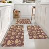 1PC Paw Print Pattern Kitchen Rug Non-Slip Door Mats Pop Design Bathroom Rug Bath Mat Carpet for Home Sink Laundry Decor