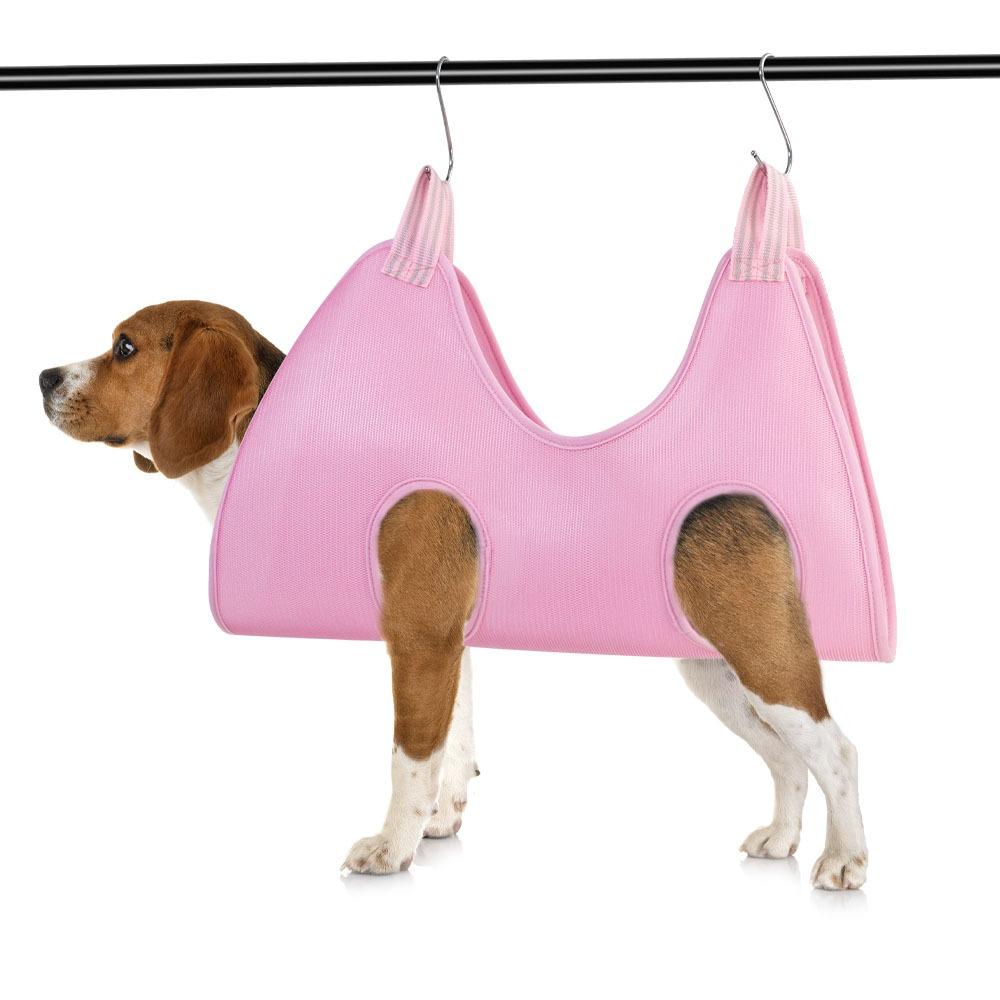 Nail Cutting Trimming With Hooks Pet Beauty Bag Pet Restraint Bag Dog Hammock Dog Grooming Harness