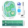 Juego de Dardos de Golf para Niños, Set de Esterilla, Esterilla de Diana con Palo de Golf, Bola Pegajosa, Esterilla de Entrenamiento de Golpeo de Golf, Set de Juguete para Jugar al Aire Libre