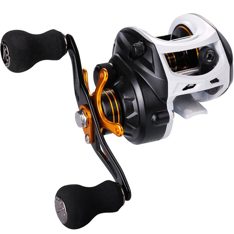 Baitcasting Fishing Reels 16LB Carbon Fiber Drag 7.0:1 Lure Reels for Saltwater Bass Trout Fishing