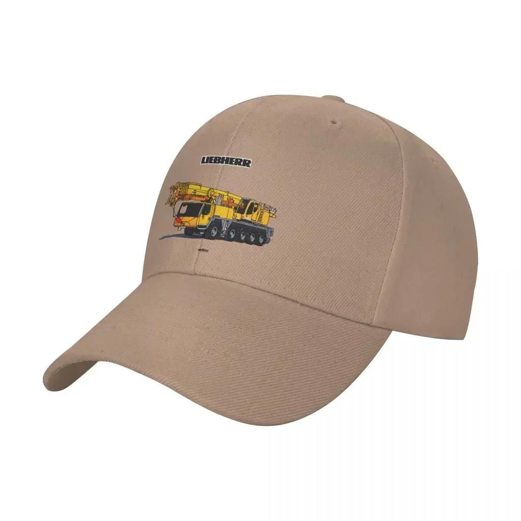 Liebherr Heavy Crane Baseball Cap Dad Hat Beach Outing Sports Cap Luxury Woman Mens