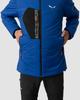 Jacket Salewa Ortles Tirolwool Responsive Stretch Hooded Jacket Men Blue Electric