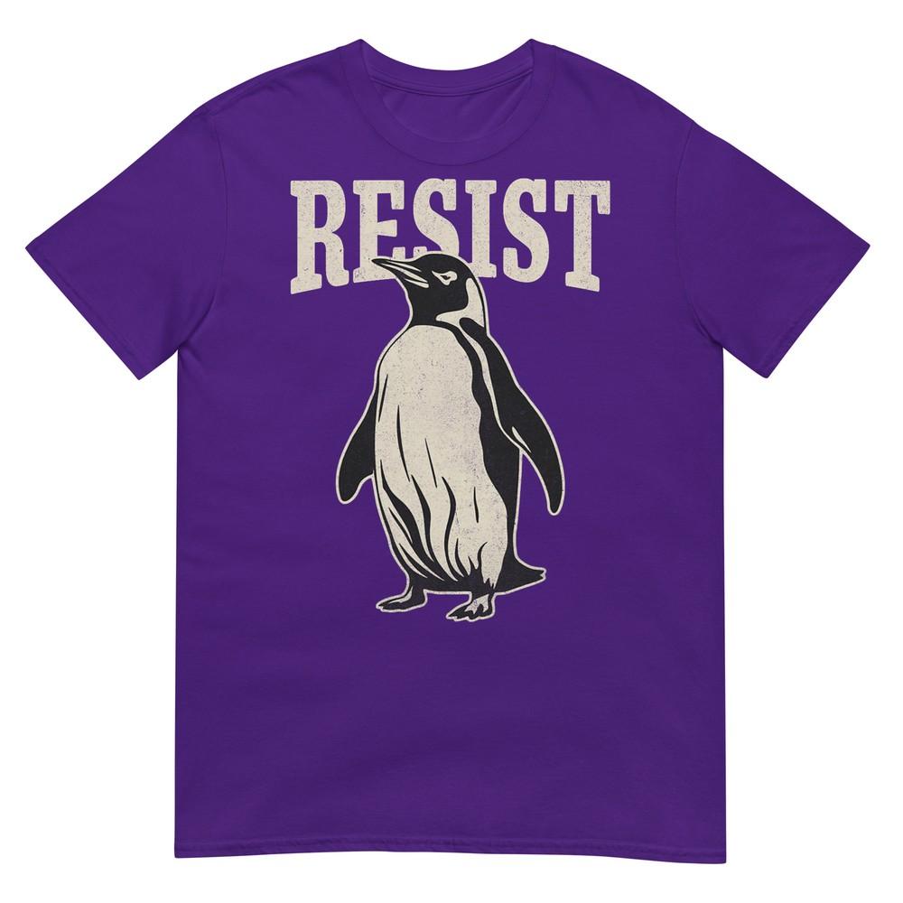 Funny Penguin Resist Cool Penguins Resist TShirt