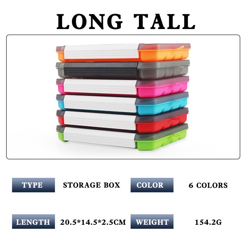 Single Layer Multi-Use Storage Box for Lures, Sinkers, Stoppers, & Connectors