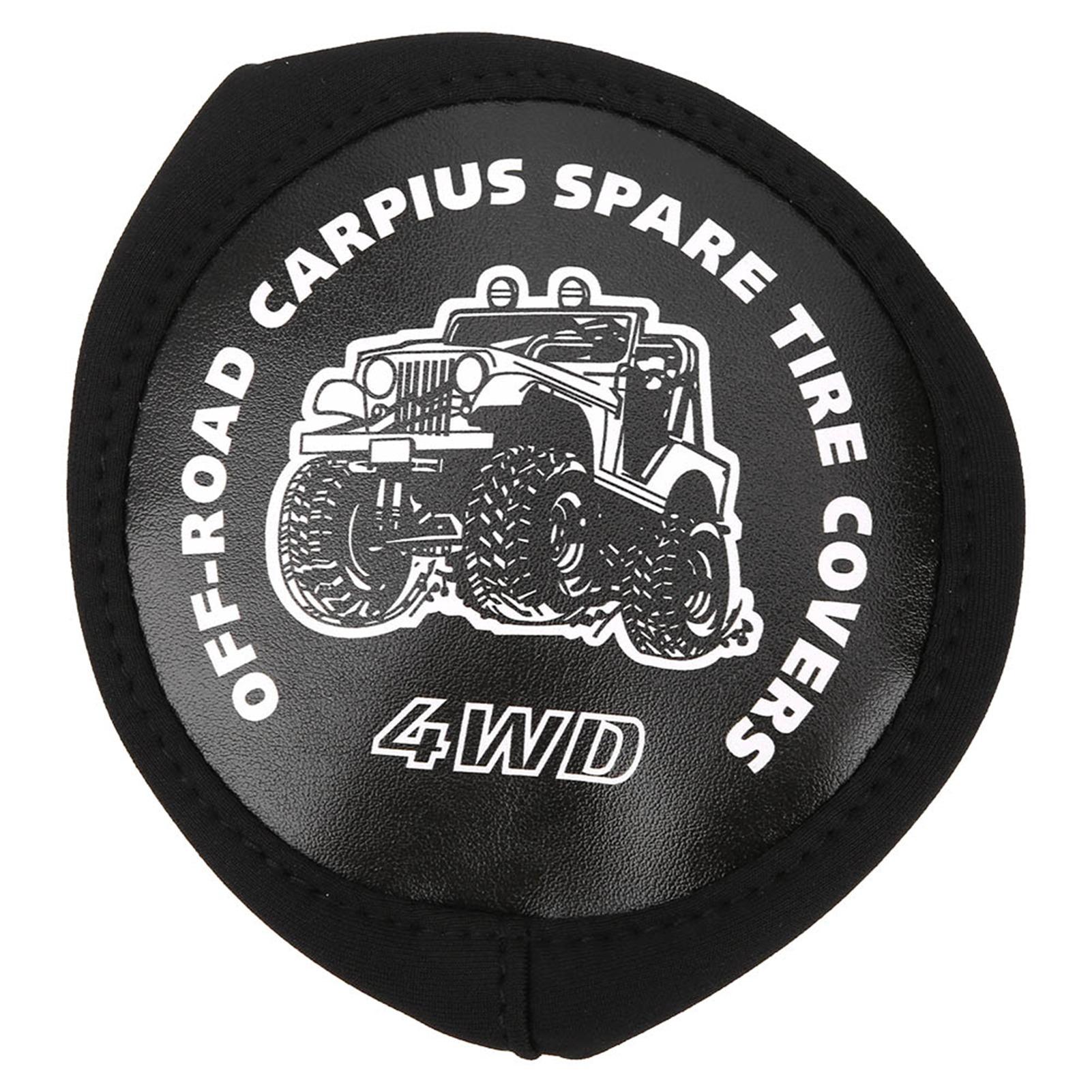 

Запасне колесо Чохол для шини Деталі кузова Пилозахисний чохол Декорація для настрою для 1 10 RC автомобіля Тип B