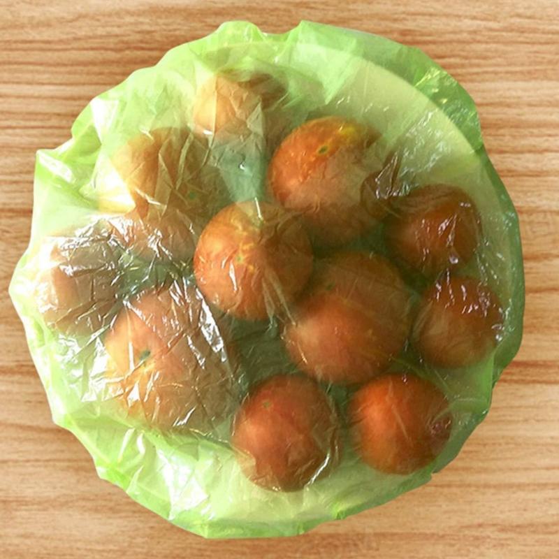 Disposable Stretch Food Covers for Bowls and Cups, Elastic Plastic Covers for Meal Preps, Table Service and Dust Guard