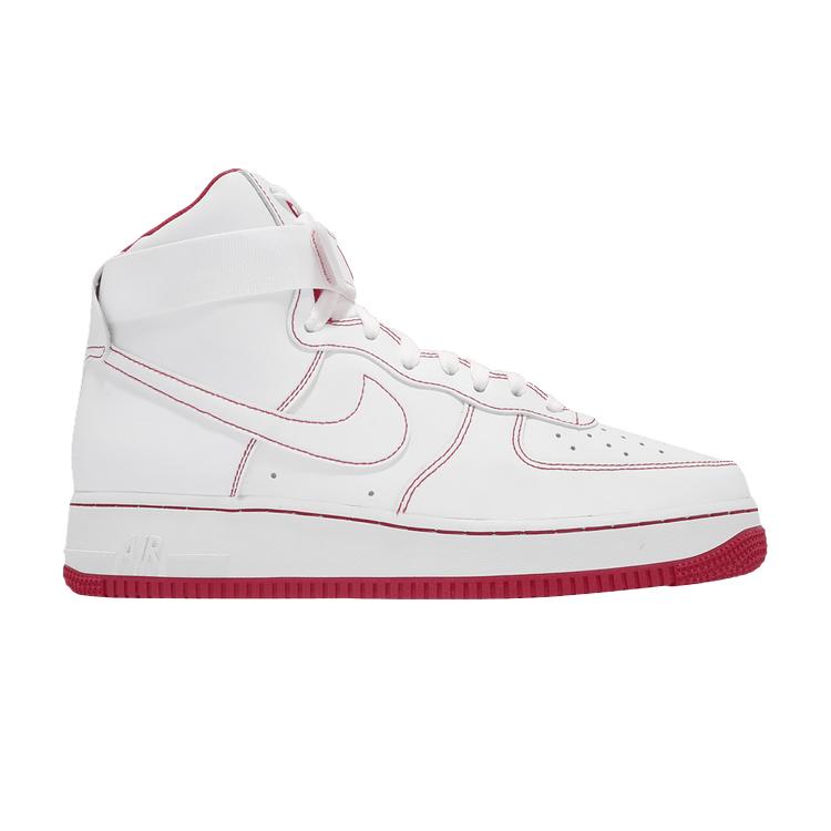Nike Air Force 1 High 07 University Red Men Sneakers White CV1753-100