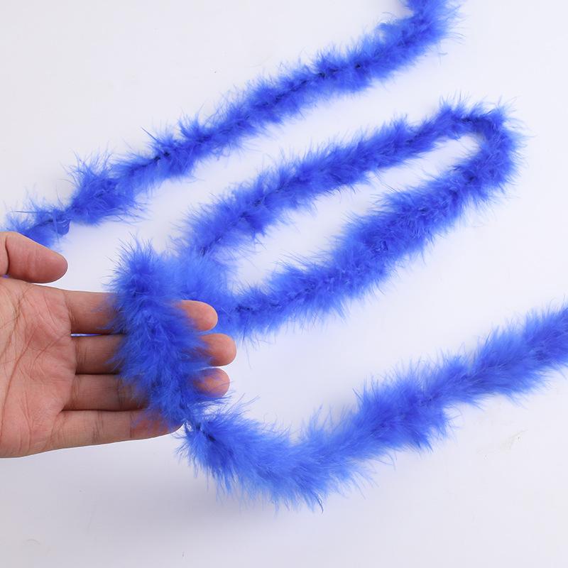 Fine Flat Feather Strip Turkey Top Strip Clothing Accessories Accessories Christmas Gifts Toys Decoration Handmade Materials