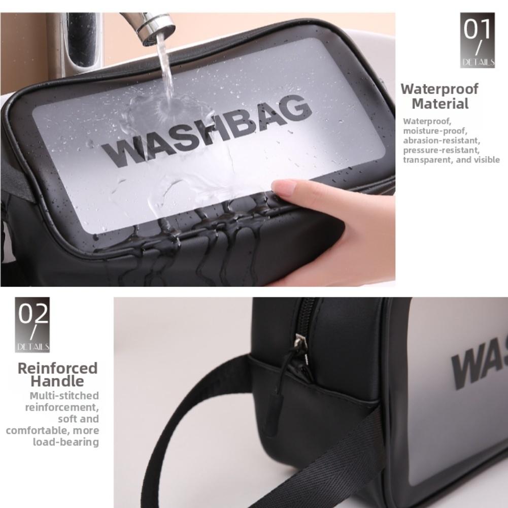 Easy Visibility Large Capacity Toiletries Bag Transparent Storage