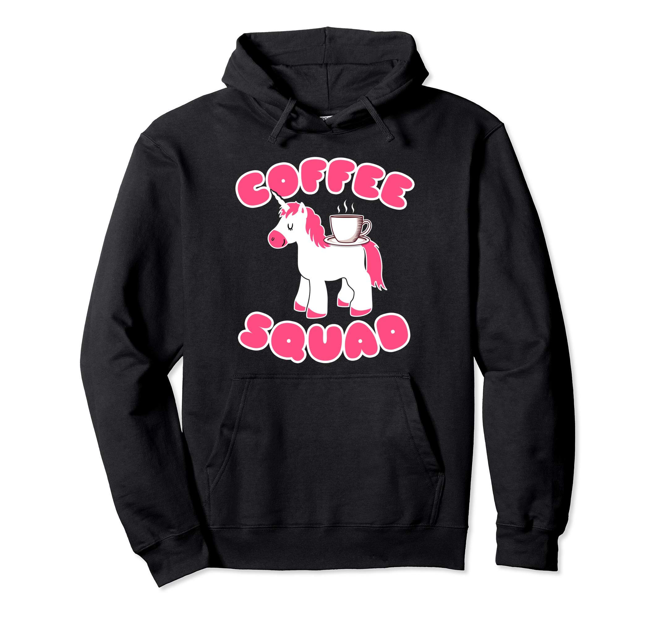 

coffee team unicorn hoodie чёрный