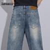 MARK FAIRWHALE Men's Loose Straight-Leg Jeans