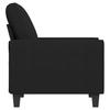 Vidaxl Armchair, Black, 60 Cm, Upholstered In Fabric