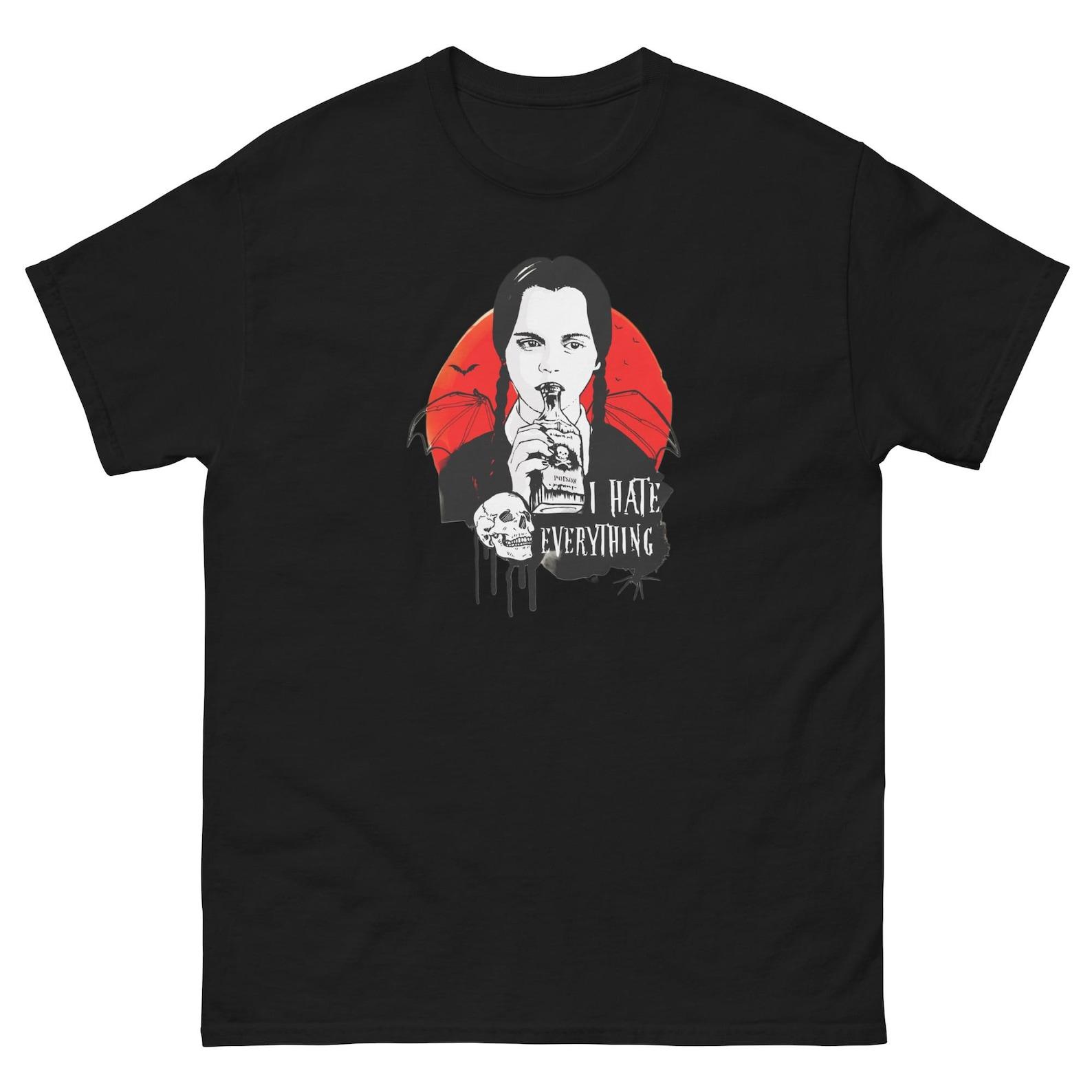 Wednesday Unisex Black Tee XL