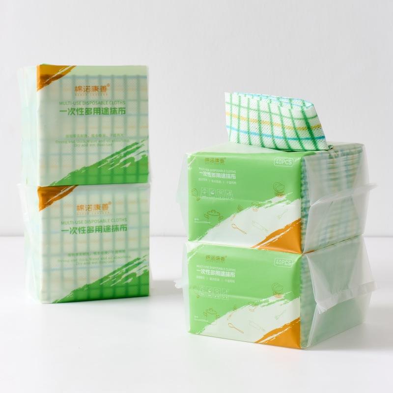 

Thickened Printed Cleaning Cloths 25x25cm 40 Pieces Durable Multipurpose Wipes for Household and Kitchen Use Reusable and Absorbent One Size