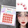 Wispy Style Eyelash Extensions Colorful Segmented Lashes New Individual Lashes  For Daily Makeup