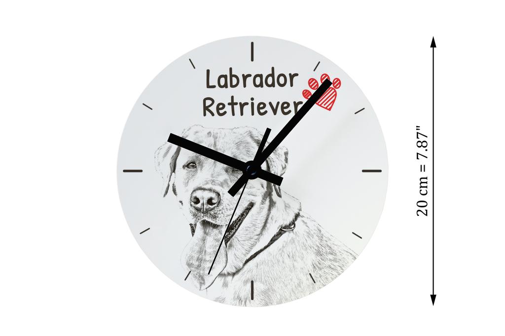 Labrador Retriever – Wall clock with a dog, shelf clock with a print | Art-Dog