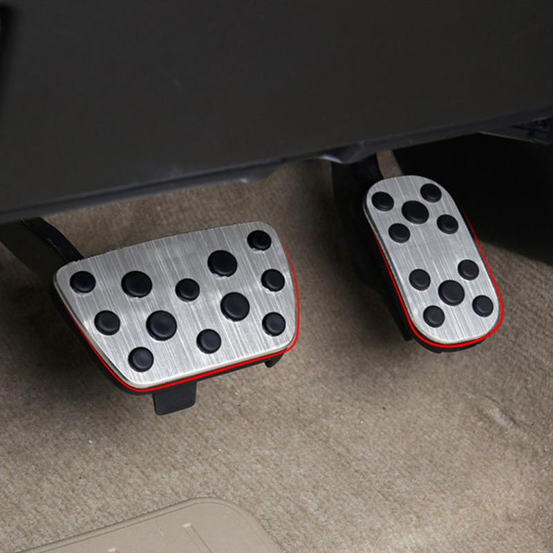 Alüminyum Araba Gaz Fren Debriyaj Pedalları el tutamağı kapağı Toyota Land Cruiser Prado 150 2010-2017 2018 Aksesuarları