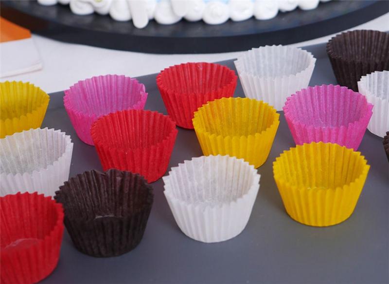 500/1000 Pcs Chocolate Paper Muffin Cupcake Liner Baking Cups Cake Stand Decorating for Party Wedding Cupcakes Cases