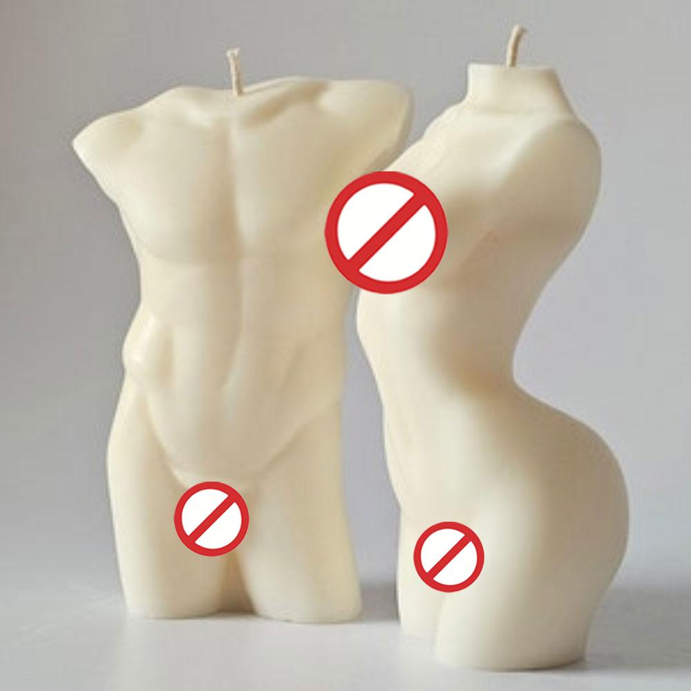 Woman Man Silicone Mold Scented Candle Making Home Decor Supplie Body Pillar Gypsum for Party Favors DIY Human Resin Sculptural Gifts