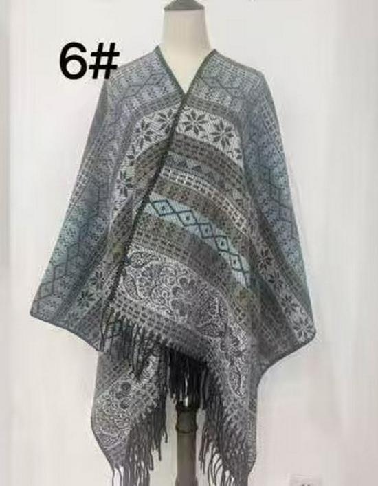 2025 Ethnic Tibetan Yunnan Photography Shawl Cloak Scarf Cape Retro