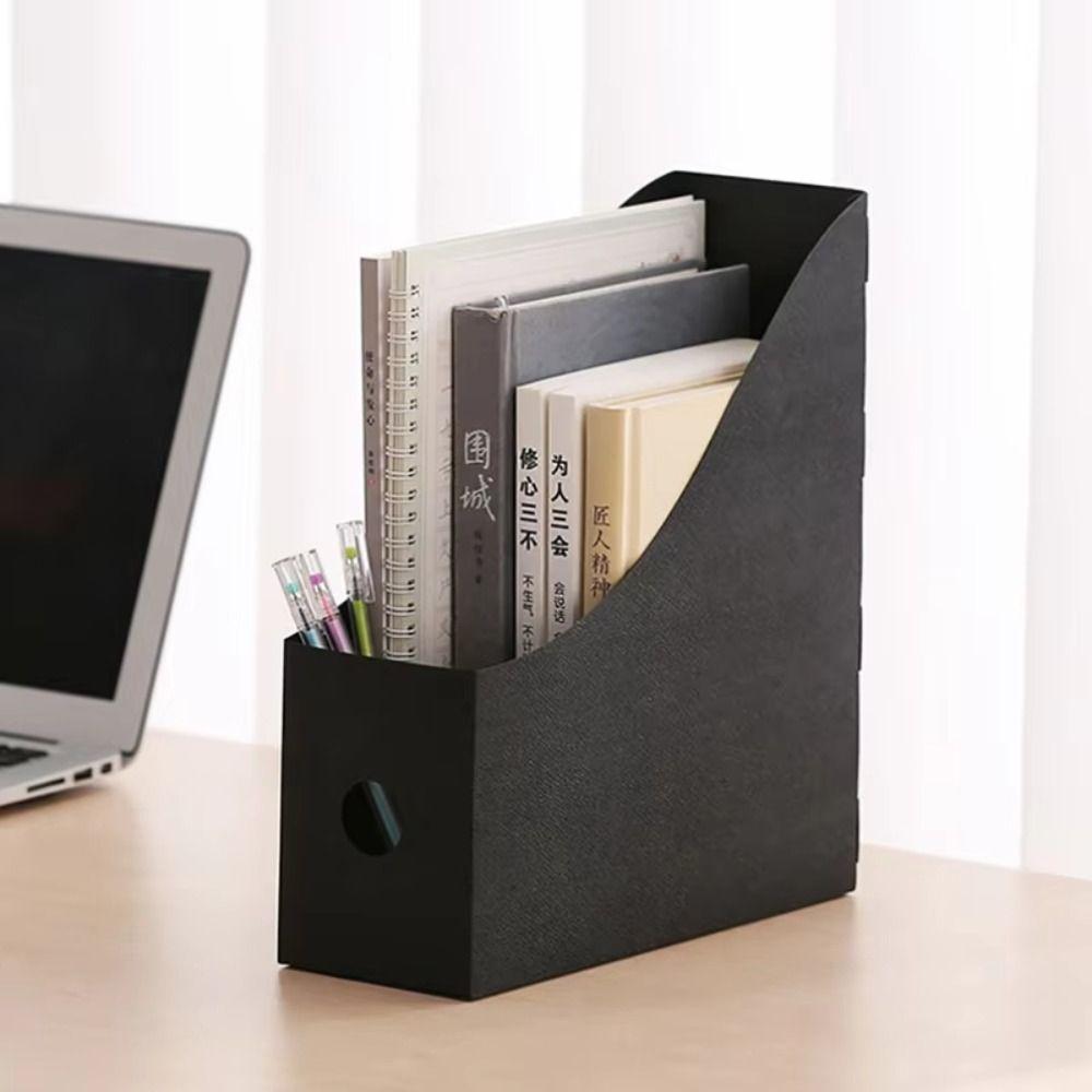 Adjustable Desktop Bookshelf Plastic Material Document Holder Desktop Organizer  Document Storage