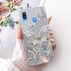 For Samsung A40 Case Transparent Cute Cat Fashion Butterfly Funny Painted Phone Casing For Samsung Galaxy A40 SM-A405F Cover