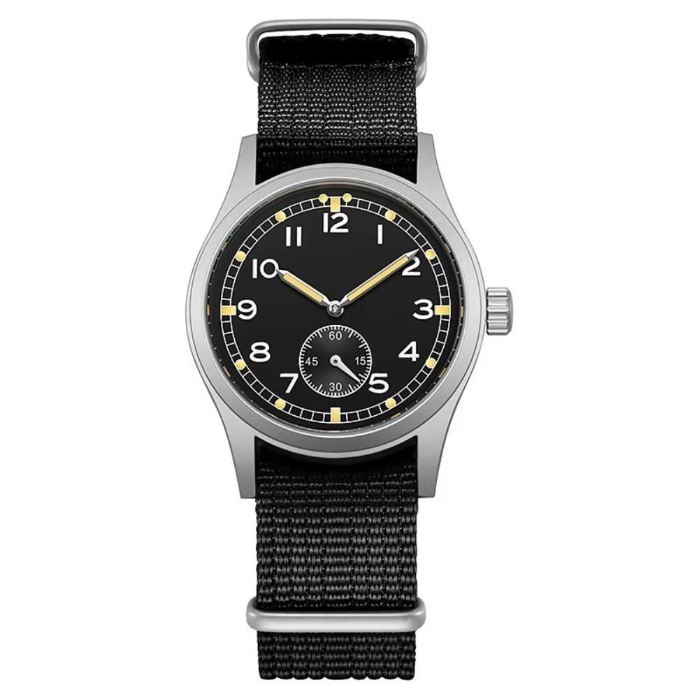 38mm Quartz Wristwatch Small Second Sub-Dial Luminous Watch Luminous Vintage Field Watch For Women