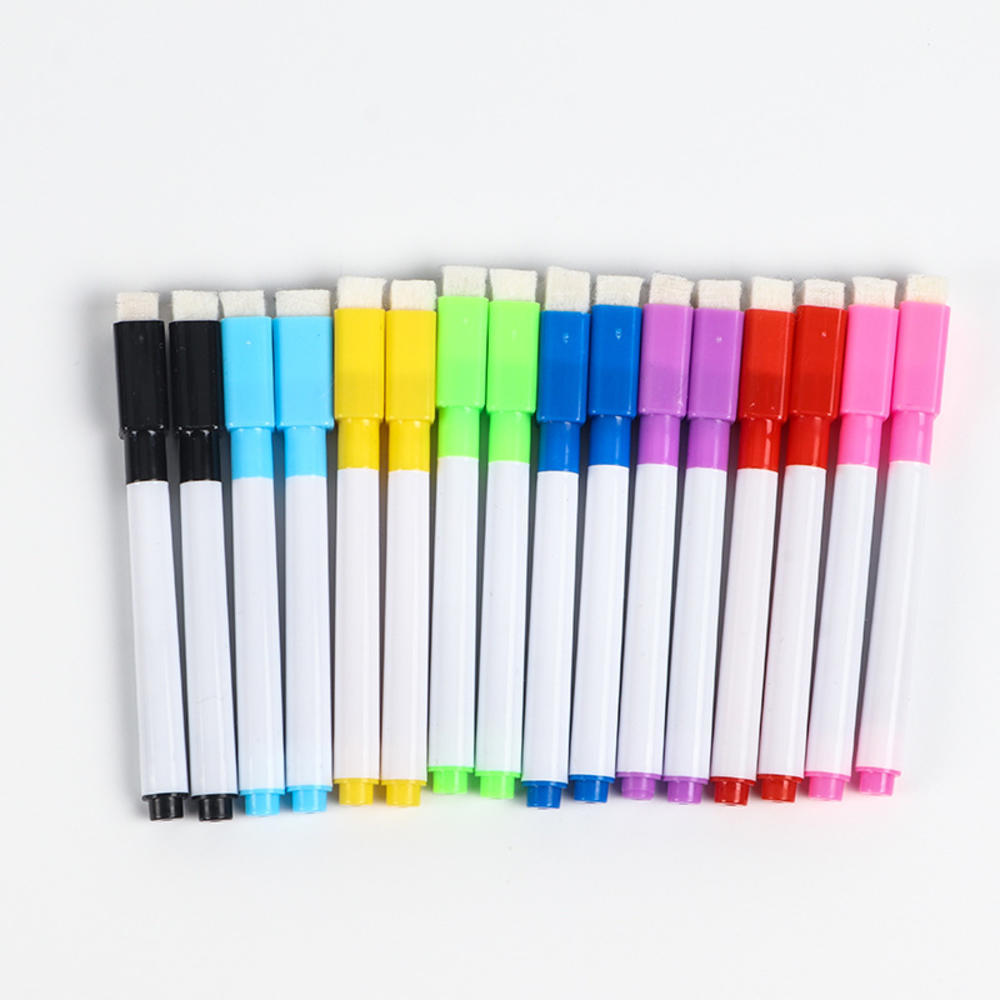 1pcs Random Reusable Dry Erasable Pockets Transparent Write and Wipe Drawing Board Shop Ticket Holder File Storage Bag