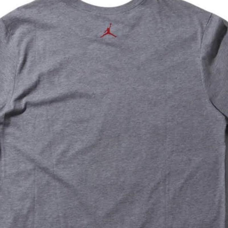 Jordan 7 Printed Crew Neck Short Sleeve T-Shirt Men Tops Dark-Gray 801121-063