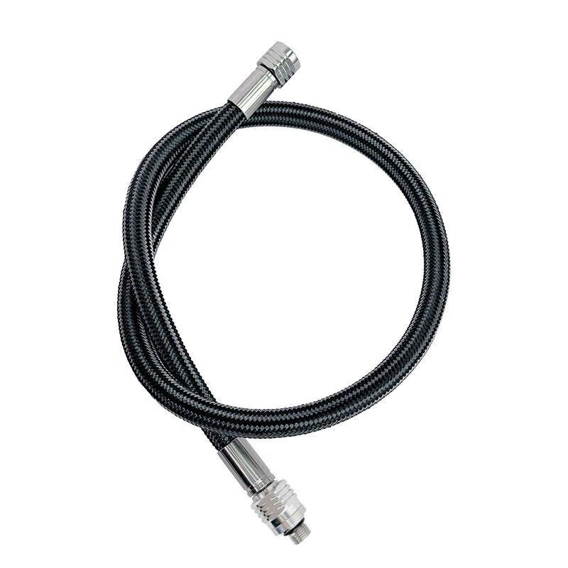 HOTDIVE 360° Rotating Braided Scuba Low-Pressure Hose