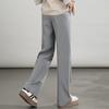 Women's High-Waisted Wide-Leg Draped Trousers