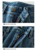 Guang Mei Women's High-Waisted Lyocell Denim Flare Jeans - Non-Stick, Cropped Spring 2026