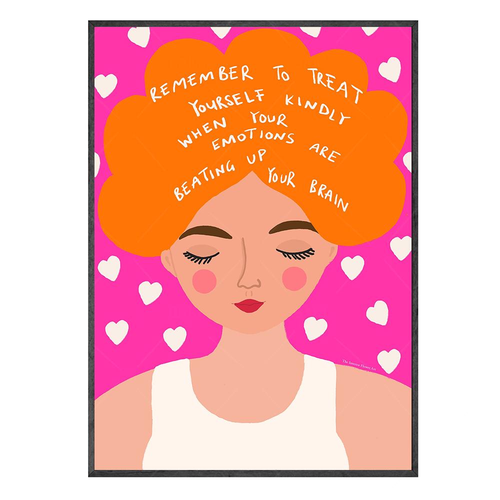 Florale mehrfarbige abstrakte Gartenpflanzen Wandkunst Leinwand Malerei Bild Poster und Drucke Galerie Gang Einzigartige Wohnkultur