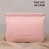 1Pc Mini Lipstick Key Jewelry Cosmetic Bag Women Portable Automatic Closing Makeup Storage Bag Pouch PU Earphone Coin Handbag