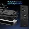 Military Grade Armor Case for ZTE Blade A35E A35 A55 Protective Cover Shockproof Ring Stand Holder Fundas Coque