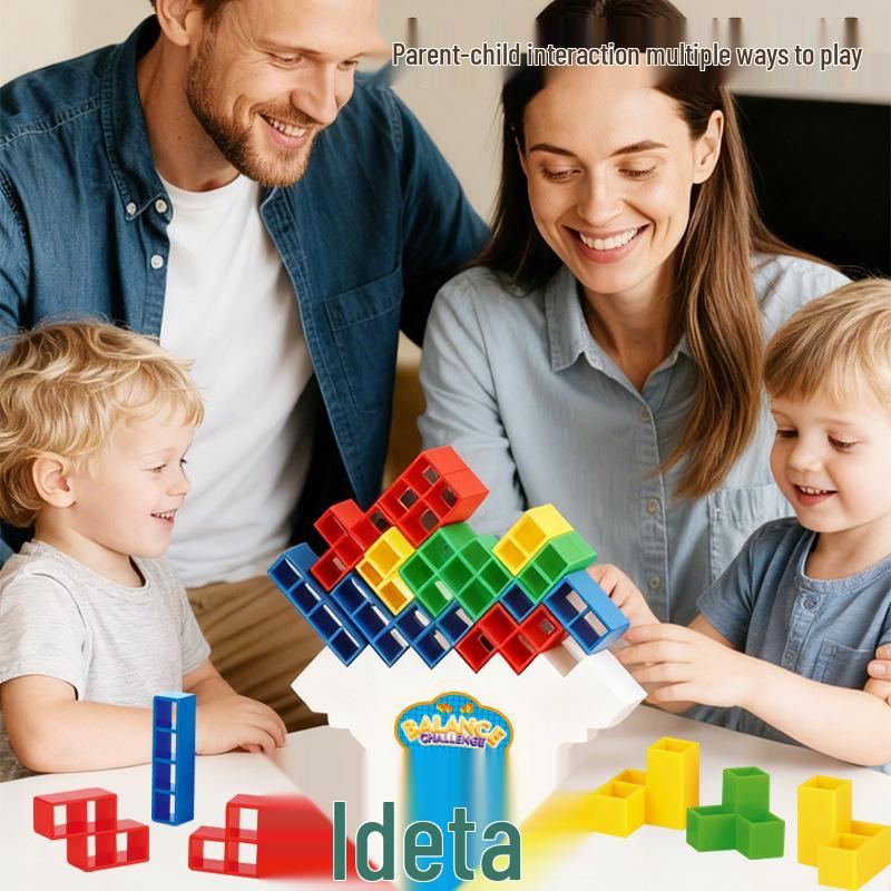 Cross-border Wobbling Tower: Russian Blocks Stacking Game for Kids