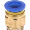 1Pc Pneumatic Air Connector Fitting Pc 4/6/8/10/12/14/16Mm Thread 1/4" 1/8" 3/8" 1/2" 3/4"Hose Fittings Pipe Quick Connectors