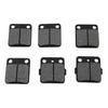 6 stk Bremseklosser Sett 1UY W0046 00 00 Metall Foran og Bak Bremseklosser for Warrior 350 YFM350