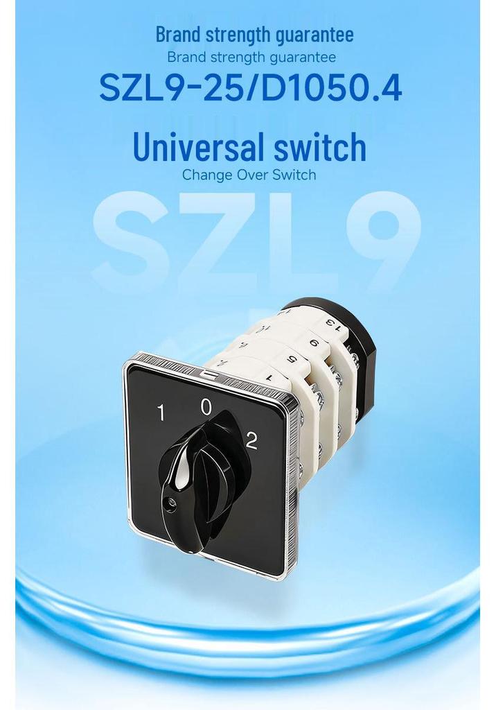 Zhuochao SZL9-25/D1050.4 Universal Changeover Wheeled Switch (Equivalent To LW31 GLE9 EP)