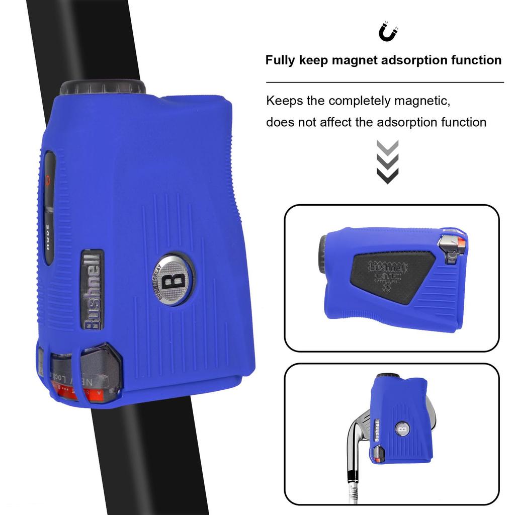 JAWEGOLF Silikonhülle für Bushnell Pro X3 Golf-Entfernungsmesser (blau)
