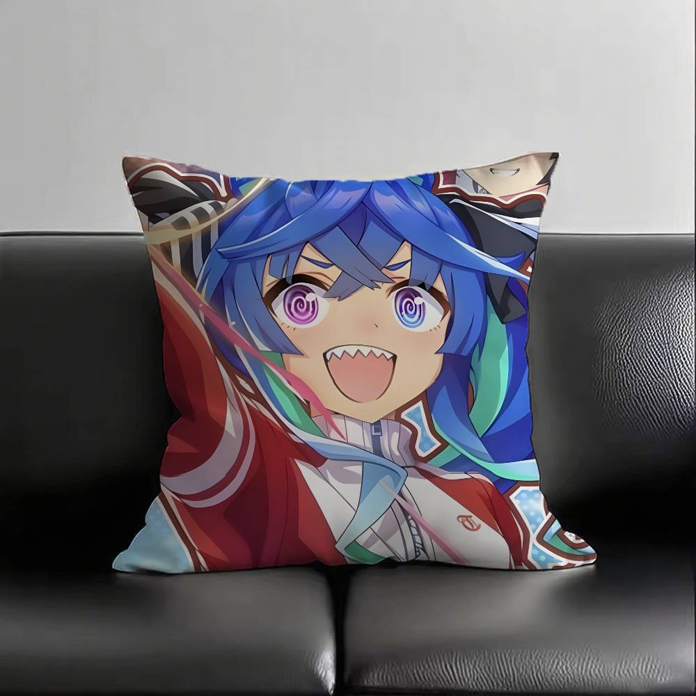 1pc Anime TWIN TURBO Pillow Case Fashion Square Pillowcase Bedroom Sofa Room Ins Decoration Leisure