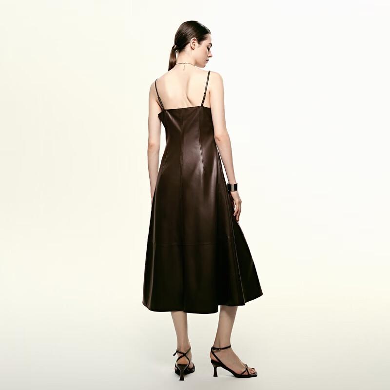 VEROMODA Women's Faux Leather Strappy Dress