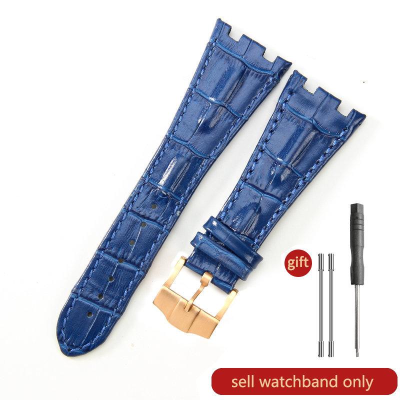 Cinturino Orologio in Pelle di Mucca Primo Strato per AP Aibi 15703 26471 26474 Serie Royal Oak Offshore 28mm Accessori Orologio per Uomo CinturinoMN
