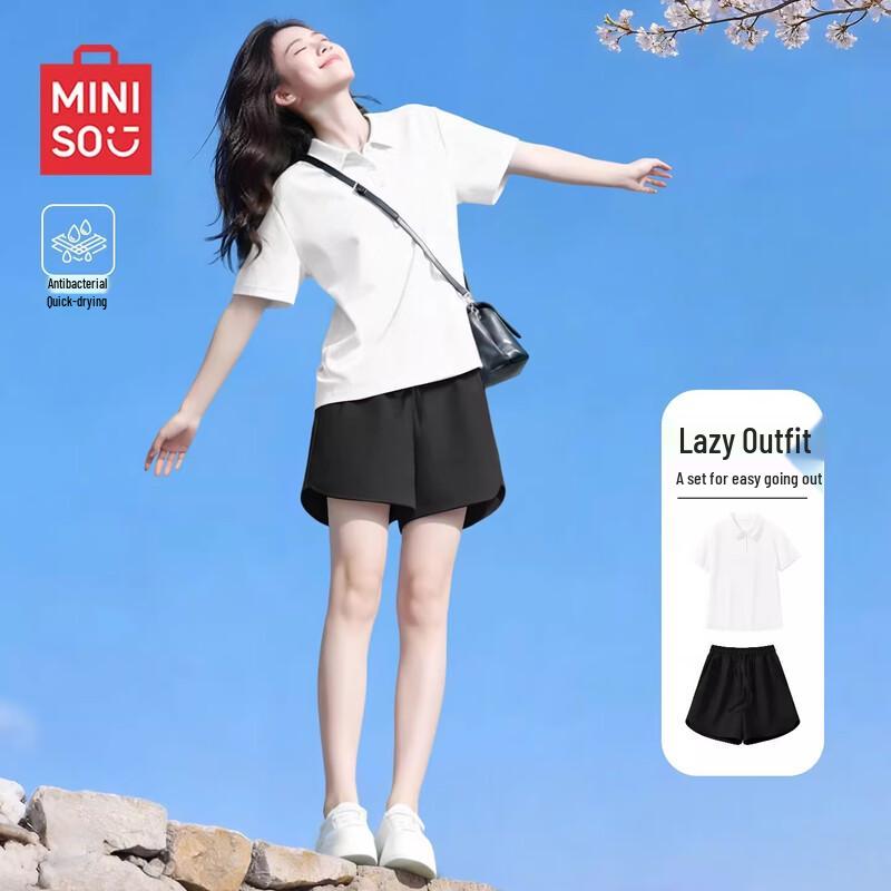 MINISO Women s Quick-Dry Casual Sports Set XL