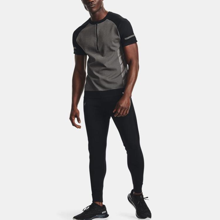 Under Armour Logo Tapered Joggers Men Joggers Black 1367629-001