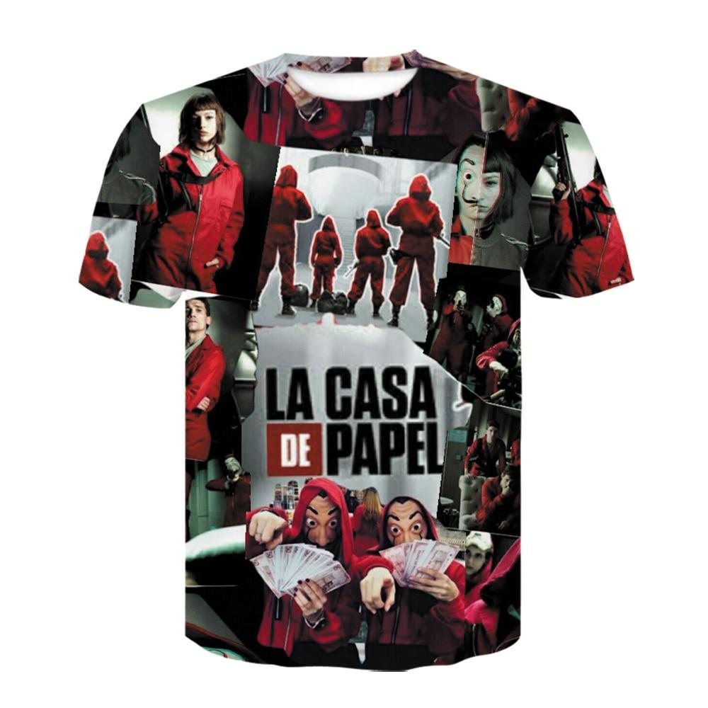 money heist printed t shirt
